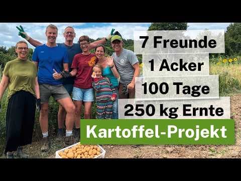 100 Tage Kartoffel-Experiment: 250 kg Ernte TROTZ Dürre! 🥔☀️ (Sorte 'Regina')